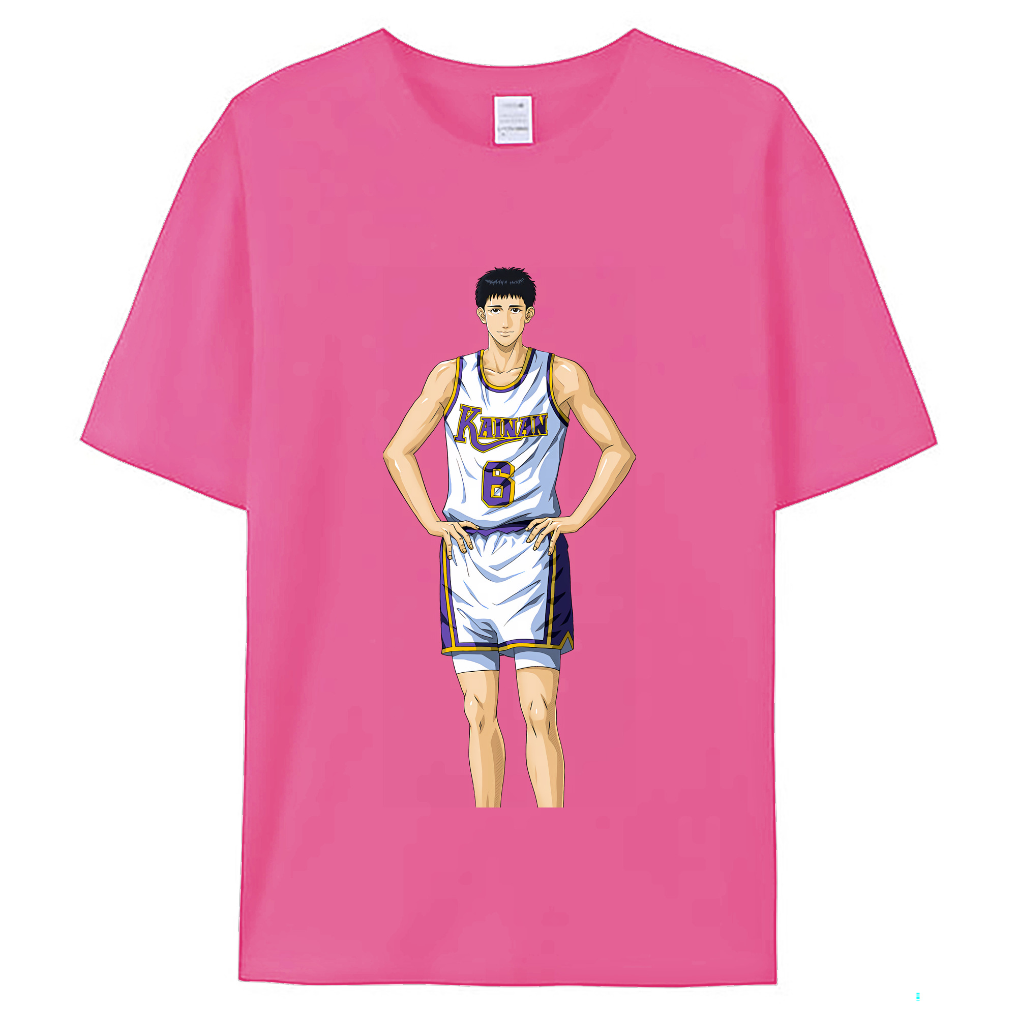 （画像用） SLAM DUNK／スラムダンク レディースカジュアルプリントTシャツ（綿100％）